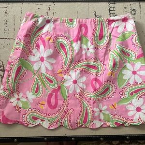 Vintage Lilly Pulitzer Skirt. Size 10 petite.